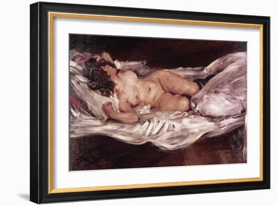 Recumbent Nude-Lovis Corinth-Framed Giclee Print