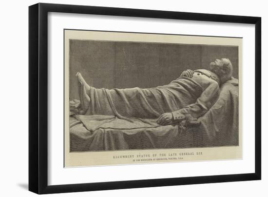 Recumbent Statue of the Late General Lee-null-Framed Giclee Print