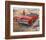 Red 1968 Chrysler-null-Framed Art Print