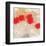 Red Abstract Bunch I-Irena Orlov-Framed Art Print