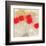 Red Abstract Bunch I-Irena Orlov-Framed Art Print