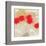 Red Abstract Bunch I-Irena Orlov-Framed Art Print