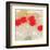 Red Abstract Bunch I-Irena Orlov-Framed Art Print