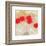 Red Abstract Bunch I-Irena Orlov-Framed Art Print