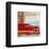 Red Abstract Car-Yashna-Framed Art Print