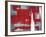 Red Abstract-Leigh Banks-Framed Giclee Print