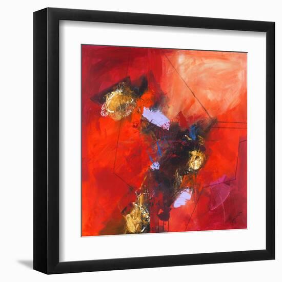 Red Abstract-null-Framed Art Print