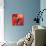 Red Abstract-null-Premium Giclee Print displayed on a wall