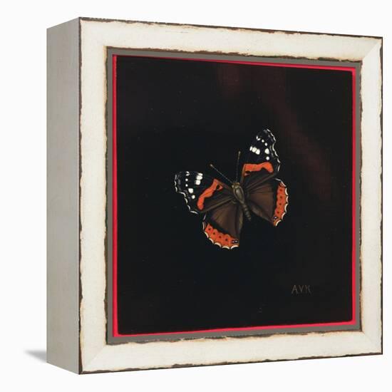 Red Admiral Butterfly, 2001-Amelia Kleiser-Framed Premier Image Canvas