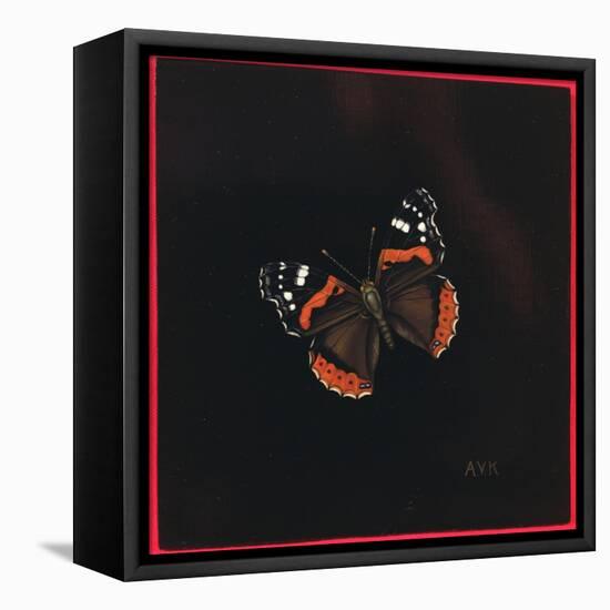 Red Admiral Butterfly, 2001-Amelia Kleiser-Framed Premier Image Canvas