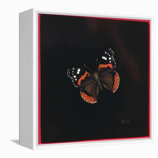 Red Admiral Butterfly, 2001-Amelia Kleiser-Framed Premier Image Canvas