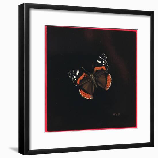 Red Admiral Butterfly, 2001-Amelia Kleiser-Framed Giclee Print