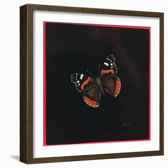 Red Admiral Butterfly, 2001-Amelia Kleiser-Framed Giclee Print