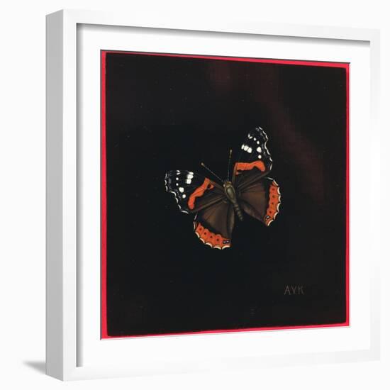 Red Admiral Butterfly, 2001-Amelia Kleiser-Framed Giclee Print