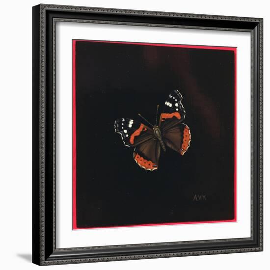 Red Admiral Butterfly, 2001-Amelia Kleiser-Framed Giclee Print