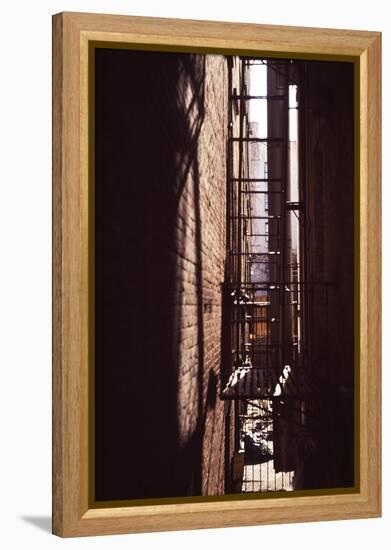 Red Alley-Evan Morris Cohen-Framed Premier Image Canvas