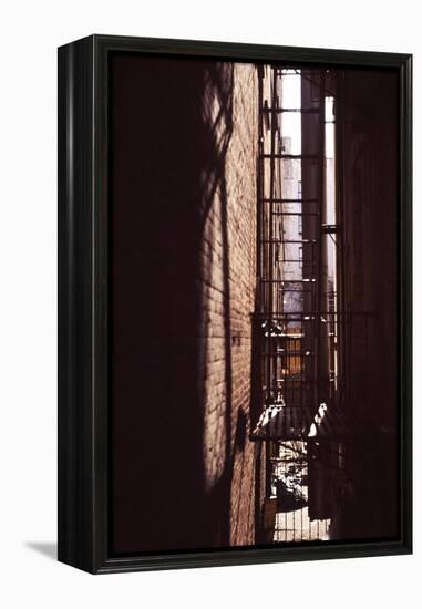 Red Alley-Evan Morris Cohen-Framed Premier Image Canvas