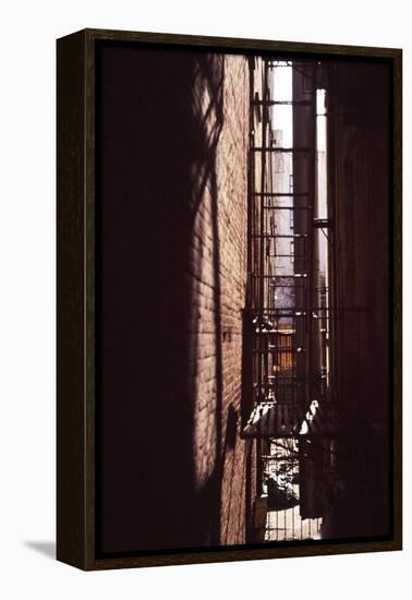 Red Alley-Evan Morris Cohen-Framed Premier Image Canvas