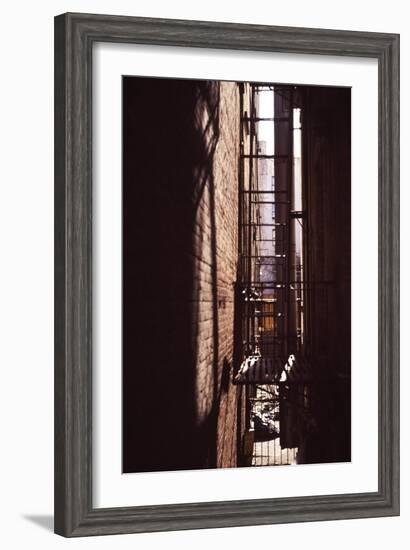 Red Alley-Evan Morris Cohen-Framed Photographic Print