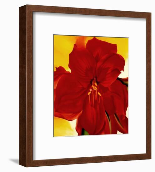 Red Amaryllis, 1937-Georgia O'Keeffe-Framed Art Print