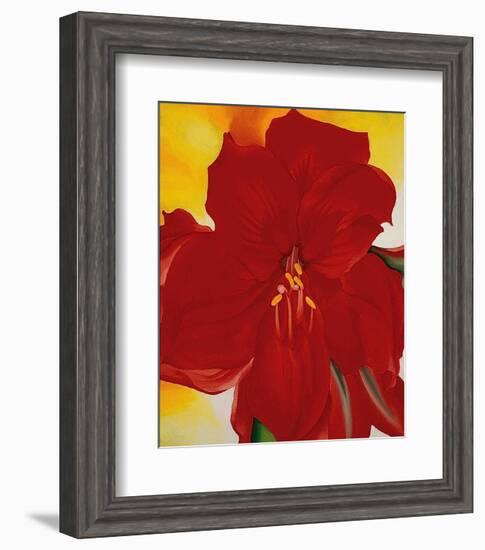 Red Amaryllis, 1937-Georgia O'Keeffe-Framed Art Print