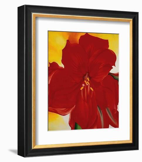 Red Amaryllis, 1937-Georgia O'Keeffe-Framed Art Print