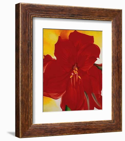 Red Amaryllis, c.1937-Georgia O'Keeffe-Framed Art Print