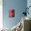 Red and Blue Abstract Composition I-Alma Levine-Mounted Art Print displayed on a wall