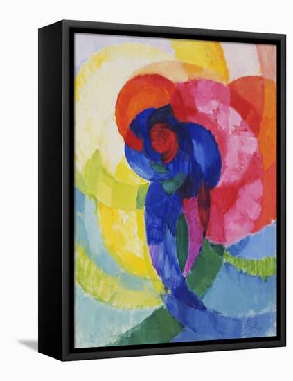 Red and Blue Disks-Frantisek Kupka-Framed Premier Image Canvas