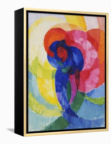 Red and Blue Disks-Frantisek Kupka-Framed Premier Image Canvas