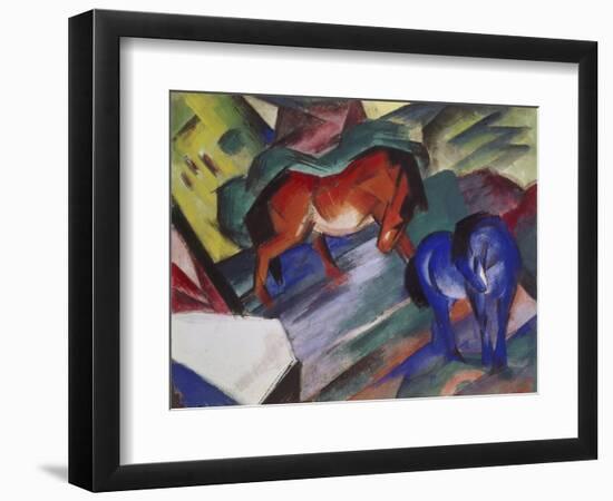 Red and Blue Horse, 1912-Franz Marc-Framed Giclee Print