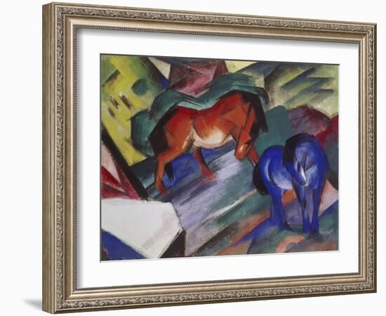 Red and Blue Horse, 1912-Franz Marc-Framed Giclee Print