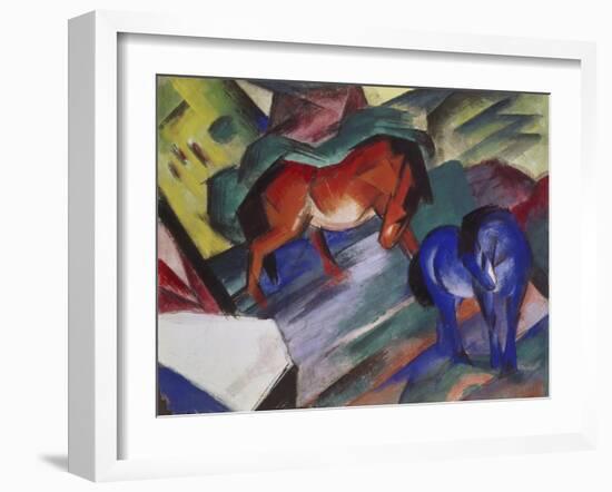 Red and Blue Horse, 1912-Franz Marc-Framed Giclee Print