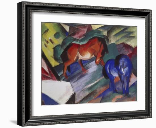 Red and Blue Horse, 1912-Franz Marc-Framed Giclee Print