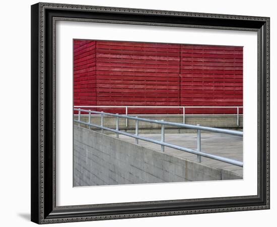 Red and Blue Lines-Adrian Campfield-Framed Photographic Print