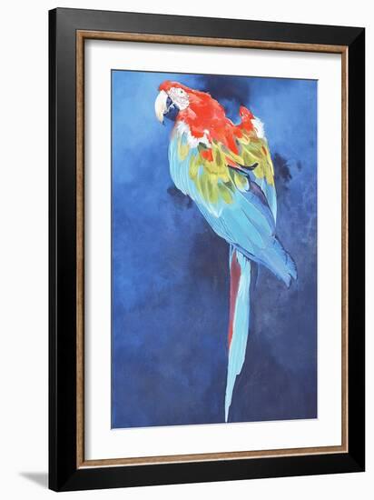 Red and Blue Macaw, 2002-Odile Kidd-Framed Giclee Print