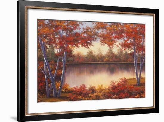 Red and Gold-Diane Romanello-Framed Art Print