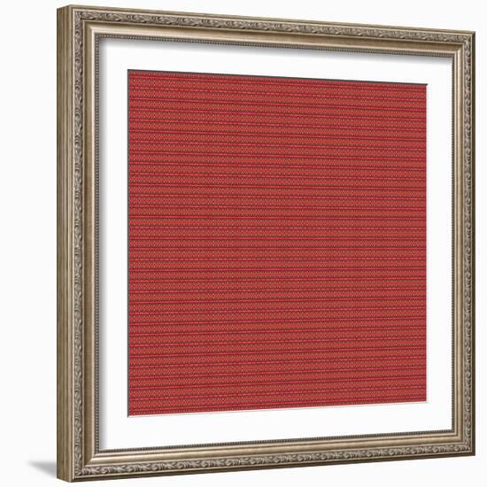 Red and Gold-Deanna Tolliver-Framed Giclee Print