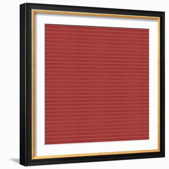 Red and Gold-Deanna Tolliver-Framed Giclee Print