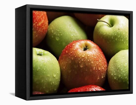 Red and Green Apples-Roy Rainford-Framed Premier Image Canvas