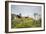 Red-And-Green-Macaws Fly Past the Buraco Das Araras-Alex Saberi-Framed Photographic Print