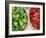 Red and Green Shishito Peppers-Andrea Sperling-Framed Photographic Print