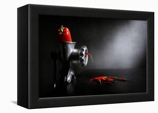 Red and Hot-Victoria Ivanova-Framed Premier Image Canvas