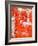 Red and Orange Abstract Art Painting-T30Gallery-Framed Art Print