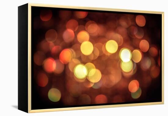 Red and Orange Lights-null-Framed Stretched Canvas