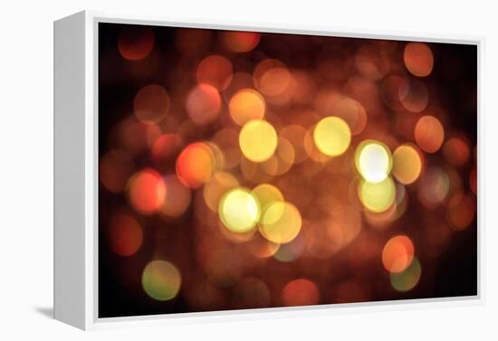 Red and Orange Lights-null-Framed Stretched Canvas