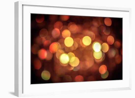 Red and Orange Lights-null-Framed Photo