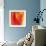 Red and Orange Swirling Abstract, c.2008-Pier Mahieu-Framed Premium Giclee Print displayed on a wall