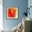 Red and Orange Swirling Abstract, c.2008-Pier Mahieu-Framed Premium Giclee Print displayed on a wall