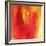 Red and Orange Swirling Abstract, c.2008-Pier Mahieu-Framed Premium Giclee Print